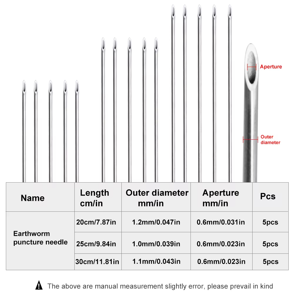 Earthworm Hooking Needle Stain - Fishing Hook Stainless Steel ulasan dan harga