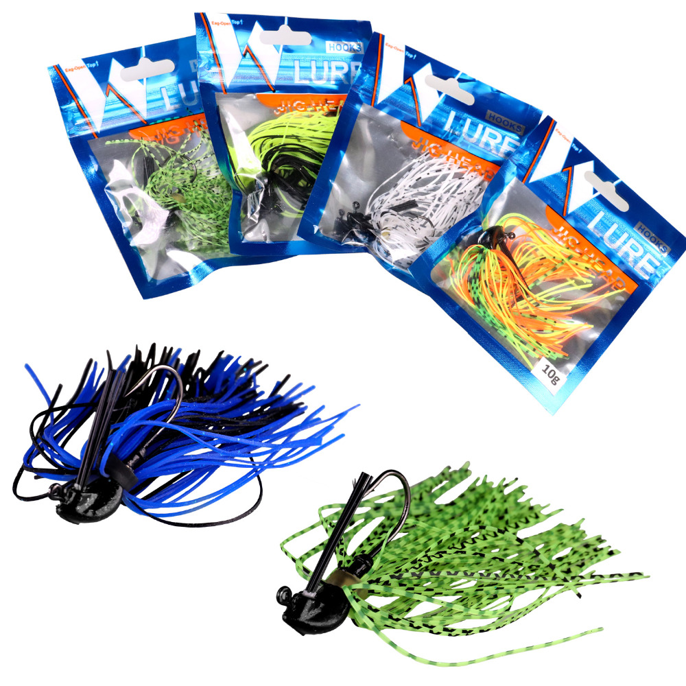 10pcs 7g 10g 14g Weedless Jig  - Fishing Hook Weedless ulasan dan harga