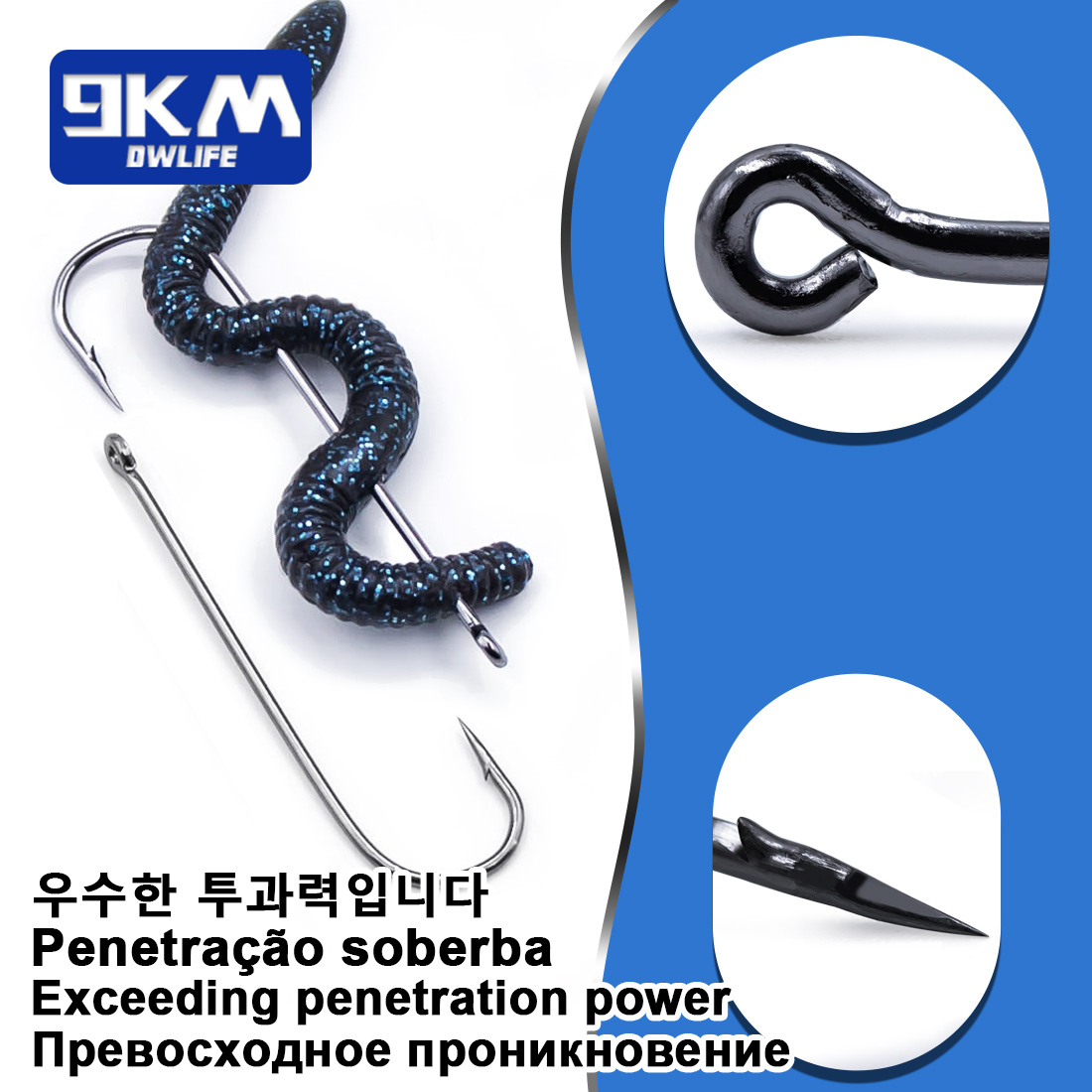 9KM Aberdeen Hooks Long Shank  - Fishing Hook Barbless ulasan dan harga