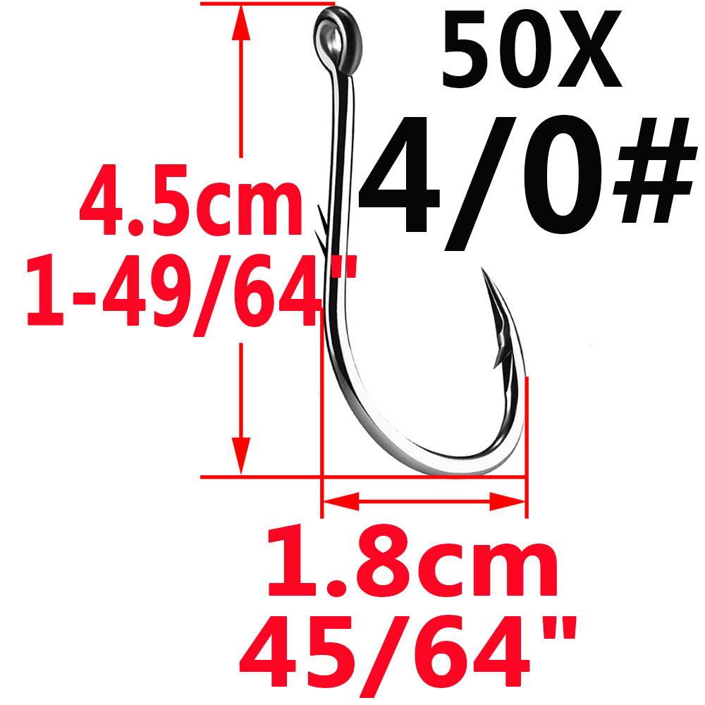 50pcs Iseama Circle Carp Eyed  - Fishing Hook Assortment ulasan dan harga