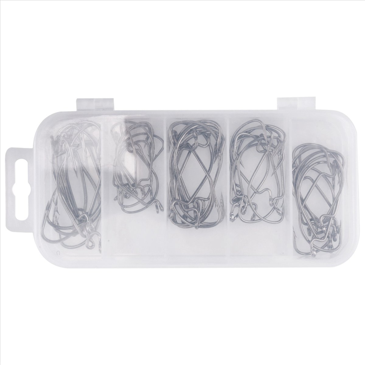 AD45 51Pcs Fishing Hooks High  - Fishing Hook Box ulasan dan harga