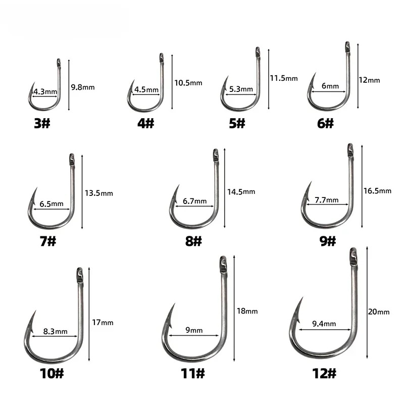 50-1600Pcs/BoxFishing Hooks Ca - Fishing Hook Assortment ulasan dan harga