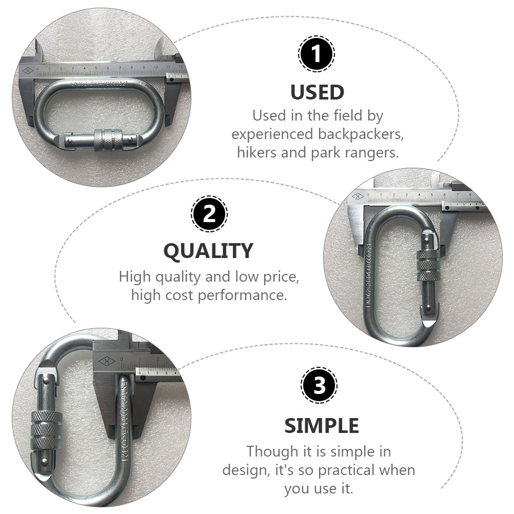 2Pcs Safety Lock Buckles Steel - Fishing Hook ulasan dan harga