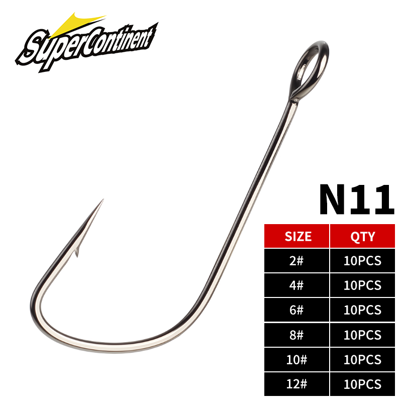 Supercontinent 2#-12# 10pcs Ba - Fishing Hook Assortment ulasan dan harga